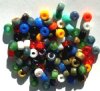 100 4x6mm Opaque Crow Beads Multi Mix